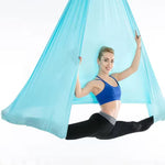 Outdoor yoga swing