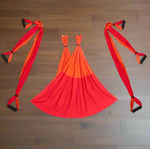 Hanging yoga swing