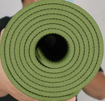 Forest green yoga mat