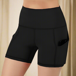 Black yoga shorts