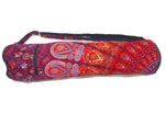 Zippered yoga mat bag