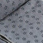 Non slip yoga towel grey