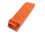 Yoga strap orange cotton