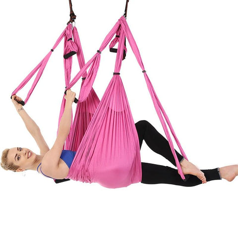 Anti gravity yoga hammock