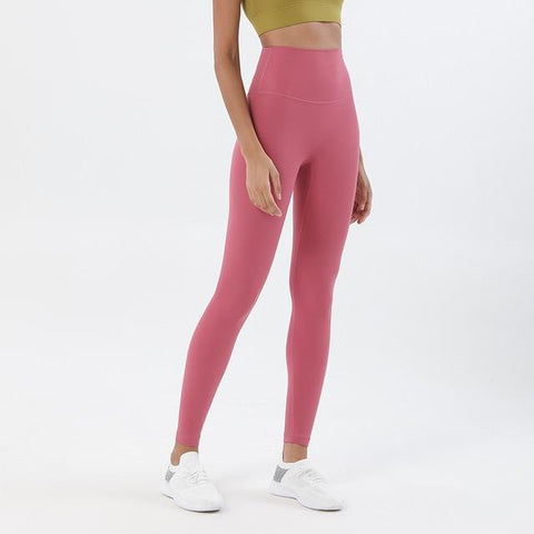 Pink yoga leggings