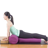 Small yoga bolster purple
